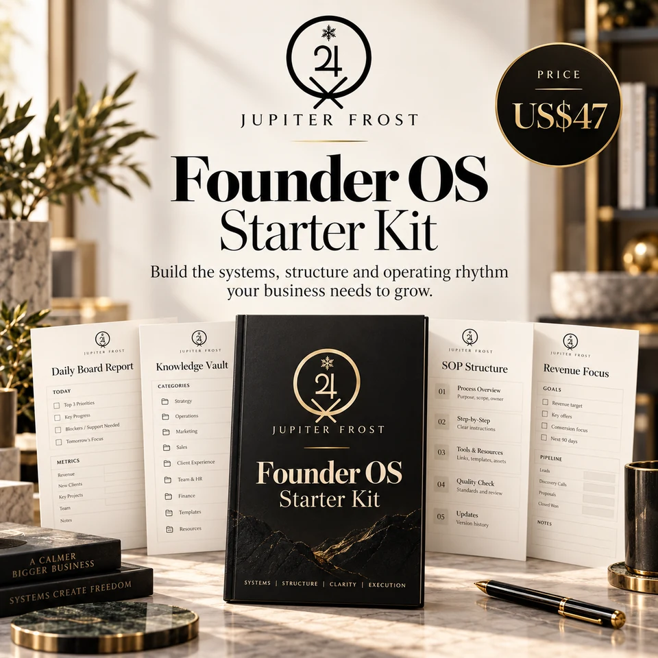 Official Founder OS Starter Kit product artwork